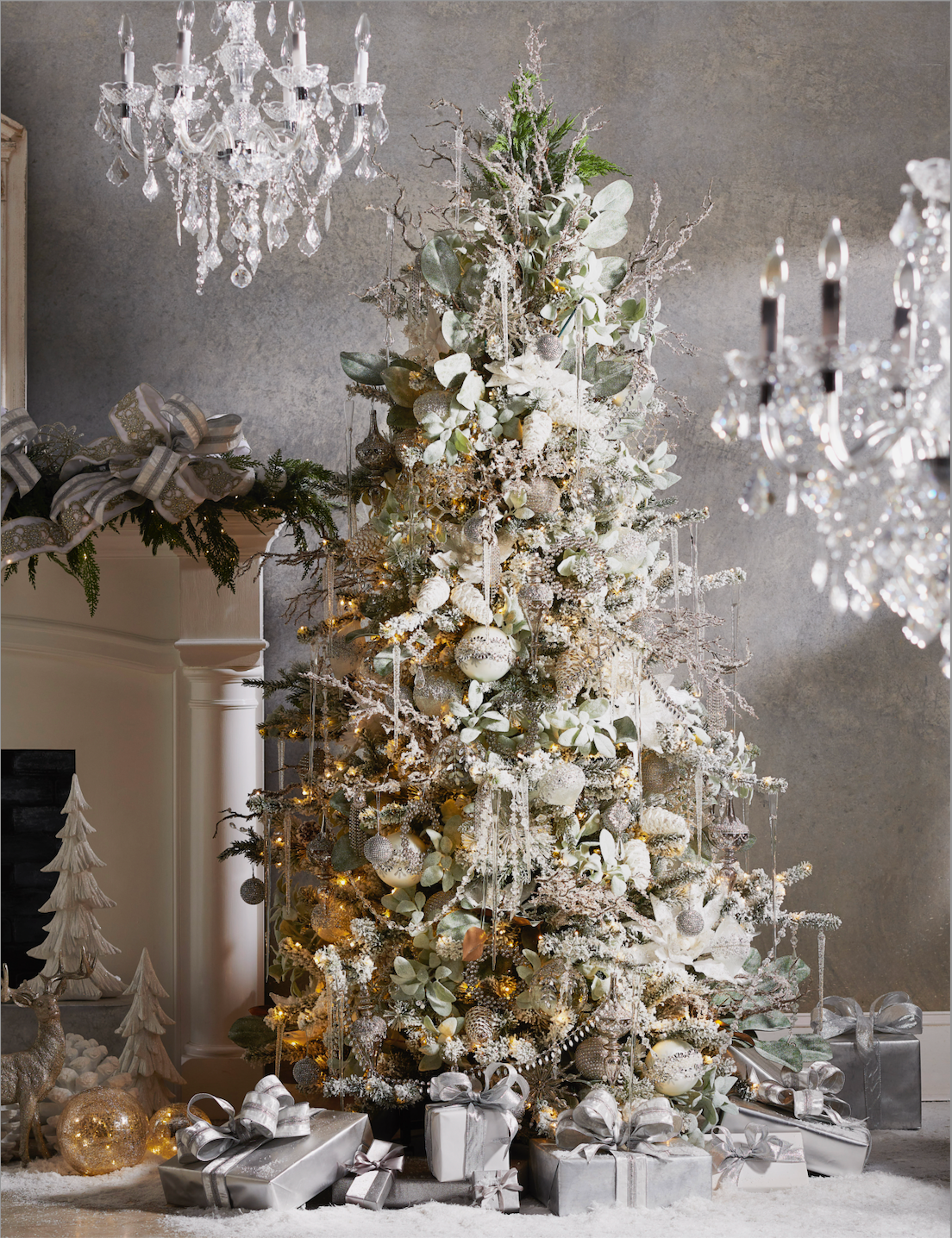 "Ice Palace" Decorated Christmas Tree