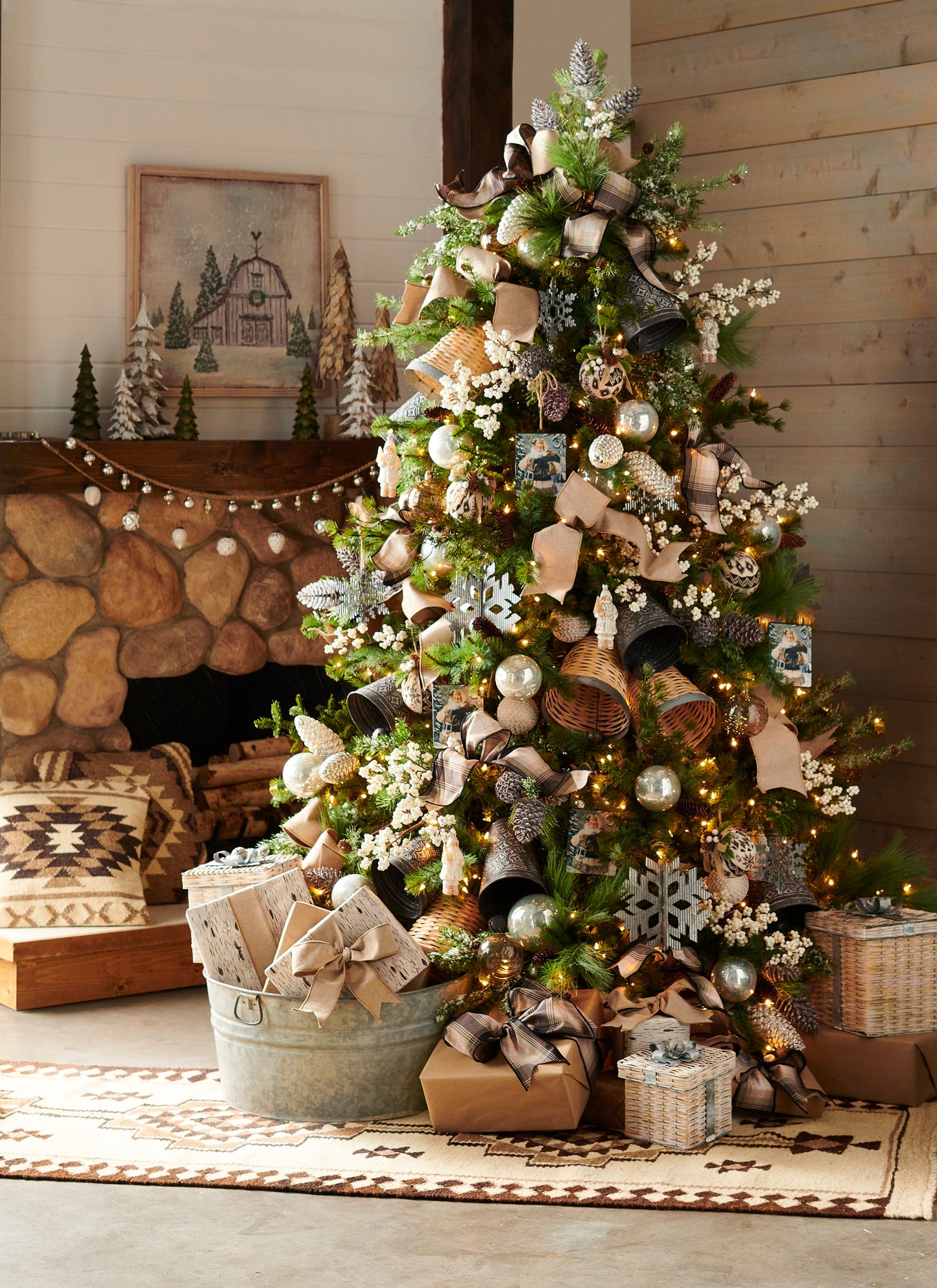 "Yuletide Rustic" Christmas Tree