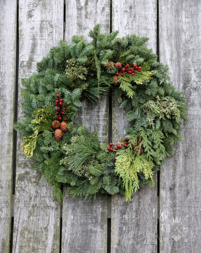 Fresh Christmas wreath