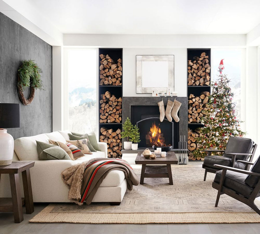 Custom decorated living room